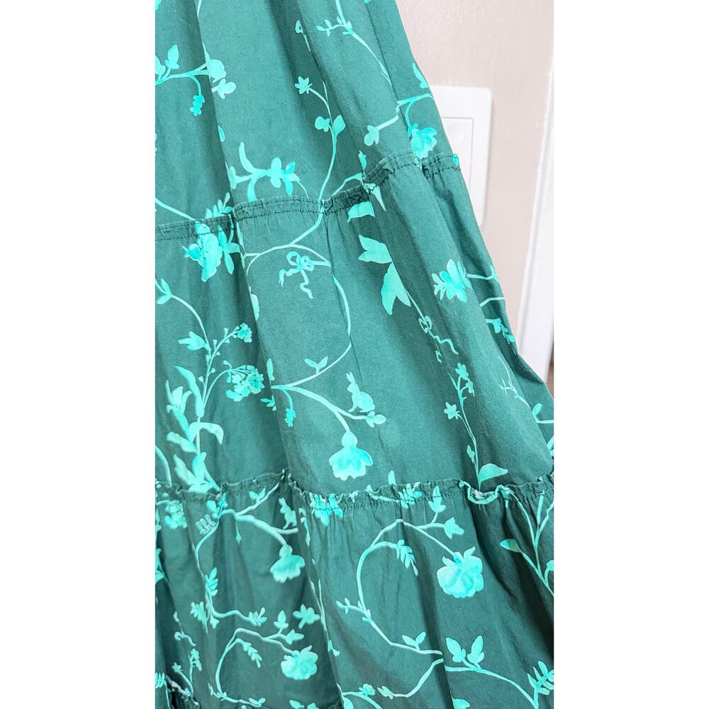 Hill House Home Ellie Nap Dress Emerald Botanical size XS - Picture 11 of 12